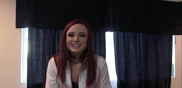  Cute punk babe filmed during audition